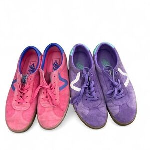 Vans Old Skool pink + purple trainers